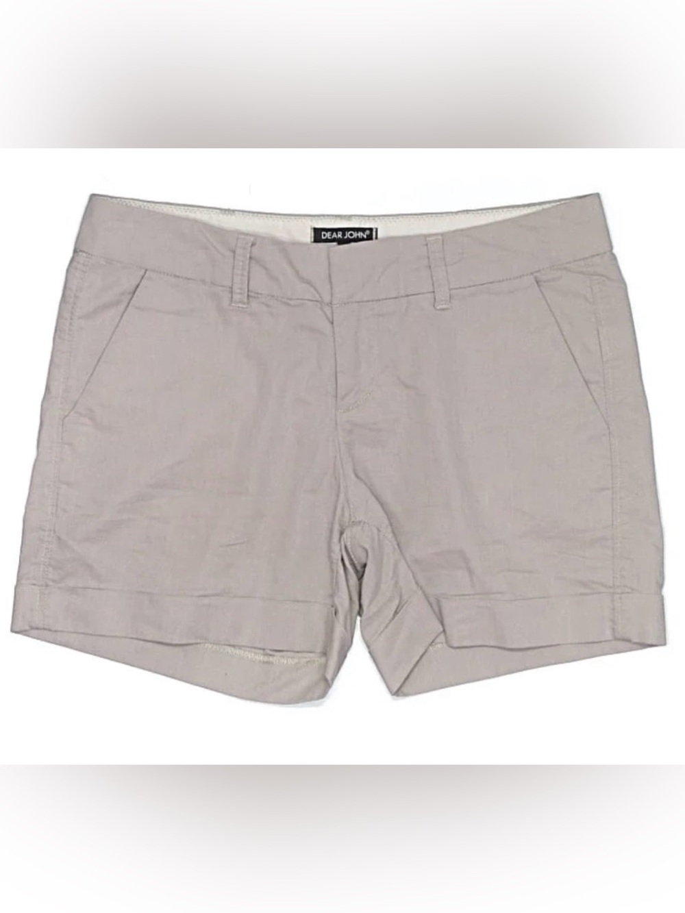Dear John American Classic Women's Stone Chino Shorts Size 29 SF-SS7007STN